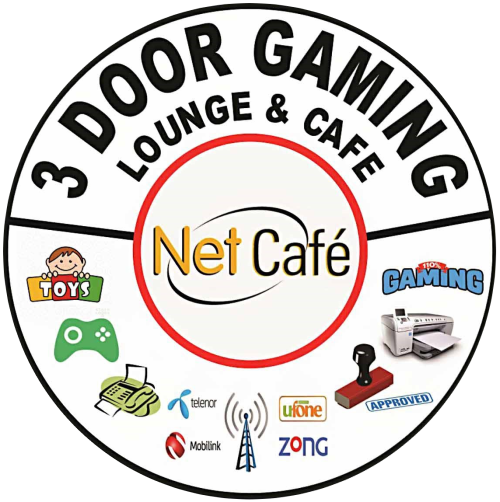 3 Door Gaming Lounge & Cafe Logo