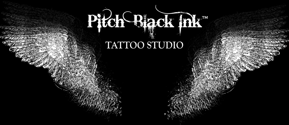 Pitch Black Ink Tattoo & Piercing Studio Logo