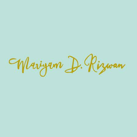 Mariyam D.Rizwan Logo
