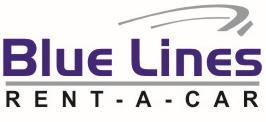 Bluelines rent a car Logo