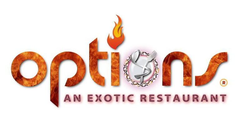 Options - An Exotic Restaurant Logo