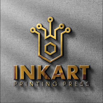 Ink Art Printing Press Logo