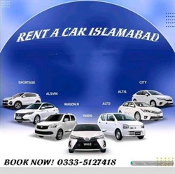 Rent a car Islamabad Rawalpindi Lahore Karachi