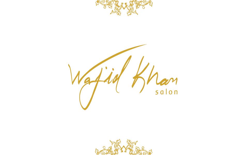 Wajid Khan Salon Logo